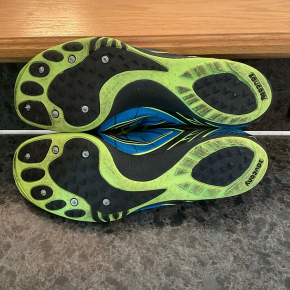 Men’s Saucony Shay XC2 Spike Track Shoes, Size 11 - Picture 6 of 9